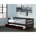 thumbnail image 3 of Hillsdale Caspian Wood Twin Daybed with Trundle, White, 3 of 6
