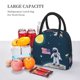 thumbnail image 5 of Easygdp Astronaut With USA Flag Bolsa de Almuerzo Insulada Grande, Forro de Aluminio, Diseño Espacioso, a Prueba de Fugas, Ideal para Trabajo, Picnics, Viajes y Actividades al Aire Libre, 5 of 6