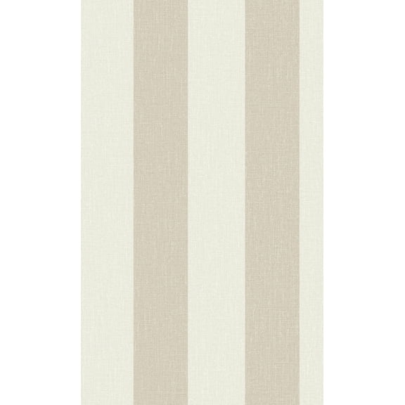 Brown &Beige Simple Stripes Wallpaper