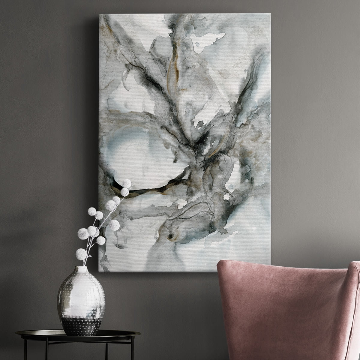 Marble Harmony Premium Gallery Wrapped Canvas - Ready to Hang