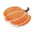 thumbnail image 2 of Thanksgiving Doormats Pumpkin Bathroom Rugs Pumpkin Shaped Bath Mat Machines Washable Orange Bath Rugs Tub Living Bedroom Kitchen Decoration Area Rugs Gift, 2 of 9