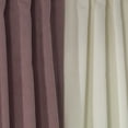thumbnail image 6 of 3S Brother's Solid Combined Mix and Match 4 Panels Curtains with 2 Color Combination Velvet Look Hanging Back Tap & Rod Pocket Bedroom Office Windows Luxury Home Decoration 28"x84" Cream-Rose Pink, 6 of 7