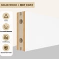 thumbnail image 7 of 36''x96'' Pre-assembled Door Panel,Solid Manufactured Wood Sliding Barn Door with Hardware Kit, 7 of 7