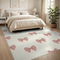 thumbnail image 3 of ODIKA Ribbon Tied Motif Delicate Display Round Shaped for Dining Room, Large Office, Lounge, Non-Slip Chair-Friendly, 3 of 7
