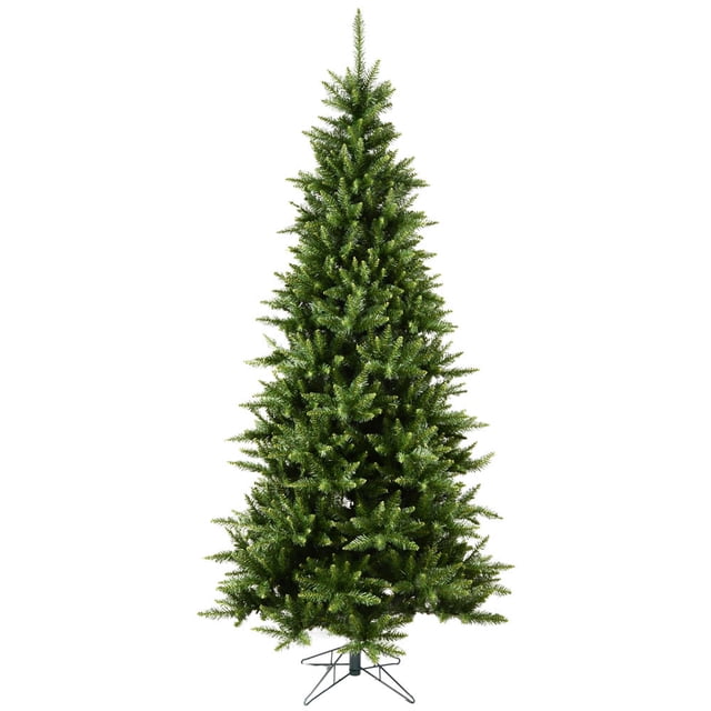 Vickerman Camdon Arbre de Noël Artificiel Non Éclairé Fir Slim 6.5 Pieds avec Support
