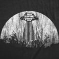 thumbnail image 2 of Mens Moon UFO Funny T Shirts Alien Spaceship Graphic Tee for Men Graphic Tees, 2 of 9