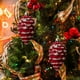 thumbnail image 4 of Adornos Colgantes Flocados Para Ventanas De Rboles De Navidad, Flocados, 2 Pulgadas, Tamao Pequeo, Para Colgar En Rboles De Navidad, Para Colgar En Ventanas, Paquete De 1, Rojo, UKHBMC, 4 of 8