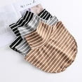 thumbnail image 4 of Dress Choice Women Turtleneck Detachable Mock Turtlenecks Cotton Stripe Fake Collar Half Blouse for Girls, 4 of 8