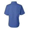 thumbnail image 3 of FeatherLite Women's Short Sleeve Stain Resistant Oxford Shirt 5231 French Blue XS, 3 of 5