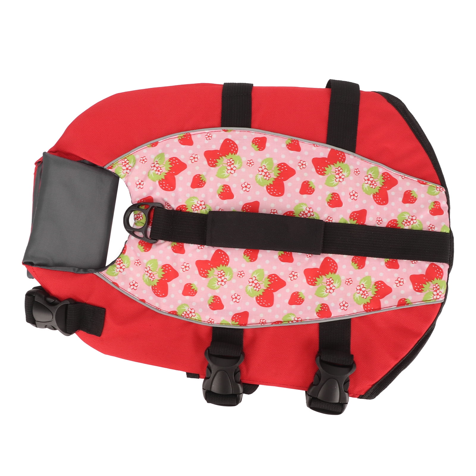 Veste de Flottaison pour Chien Gilet de Sauvetage pour Chien a Haute Flottabilite Reglable avec Poignee Arriere pour la Navigation de Plaisance pour les Grands Animaux de Compagnie S M L