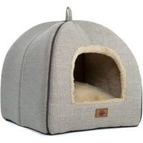 Cat Bed for Indoor Cats - Cat Cave Bed Cat House Cat Tent with Removable Washable Cushioned Pillow