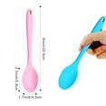 thumbnail image 2 of Cucharas de silicona, cucharas de silicona resistentes al calor, cuchara antiadherente para servir para mezclar, untar mantequilla, 2 of 6