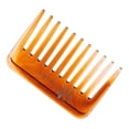 thumbnail image 2 of MERIGLARE 1 Piece Premium Plastic Modeling Pocket Comb With Round and Polished Smooth Comb Amber, 2 of 8