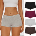 thumbnail image 2 of Nuevas bragas de mujer, bóxers deportivos de algodón sin costuras, ropa interior femenina de color sólido, lencería cómoda, calzoncillos íntimos XS-XL, 2 of 5
