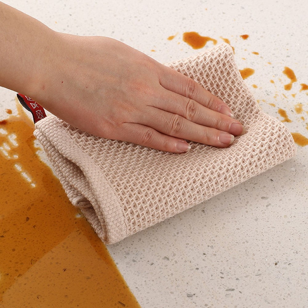 Torchons 100 % Coton, Ensemble De 6, 34 X 34 Cm, Torchons Doux, Serviettes De Cuisine, Serviettes De Cuisine Absorbantes, Torchons Épais Premium, Chiffons De Nettoyage, Bleu Marine