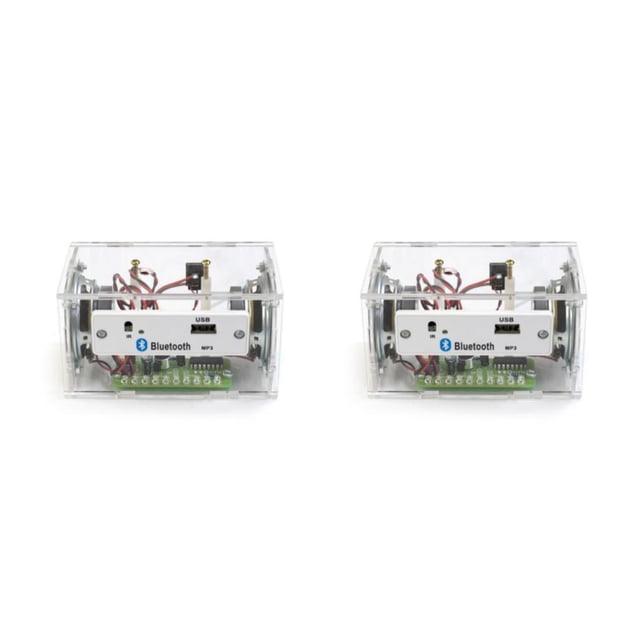 Cateissary Altavoz inalámbrico para niños, Kit de manualidades DIY, altavoces con Control remoto de sonido estéreo, juego de accesorios Tipo 1 2piezas
