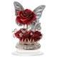 thumbnail image 2 of Adornos de decoración, regalos, decoraciones para festivales, adornos de rosas para el Día de la Madre, decoraciones navideñas, adornos de decoración para el hogar, regalos navideños, adornos planos d, 2 of 7