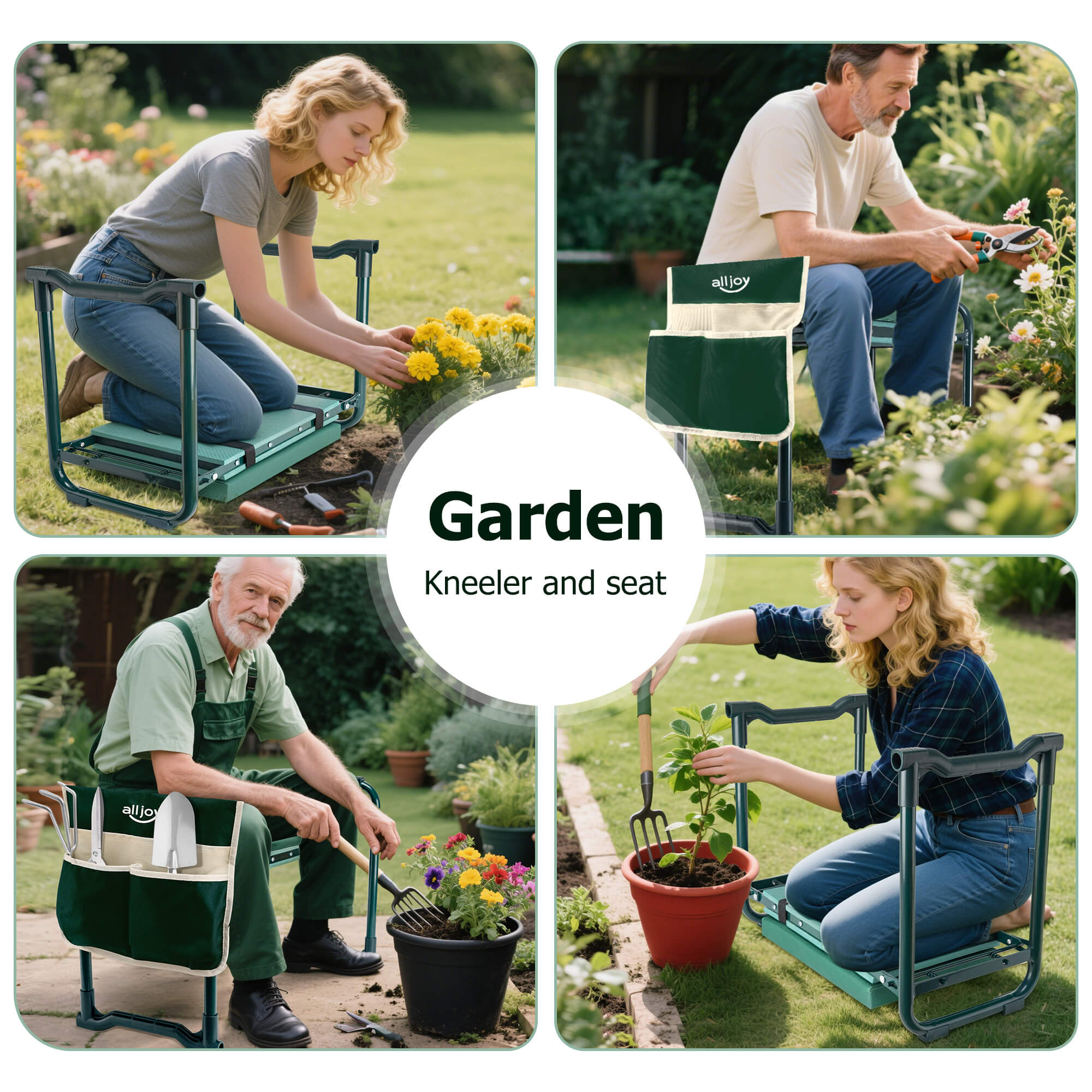 ALLJOY Foldable Garden Kneeler Seat photo 3