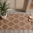 thumbnail image 2 of SAFAVIEH Courtyard Linnet Geometric Indoor/Outdoor Area Rug, Brown/Beige, 2' x 3'7", 2 of 10