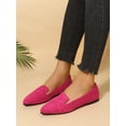 thumbnail image 2 of Women's Comfortable Soft Sole Flat Shoes, Brown Basic Loafers, 2 of 4