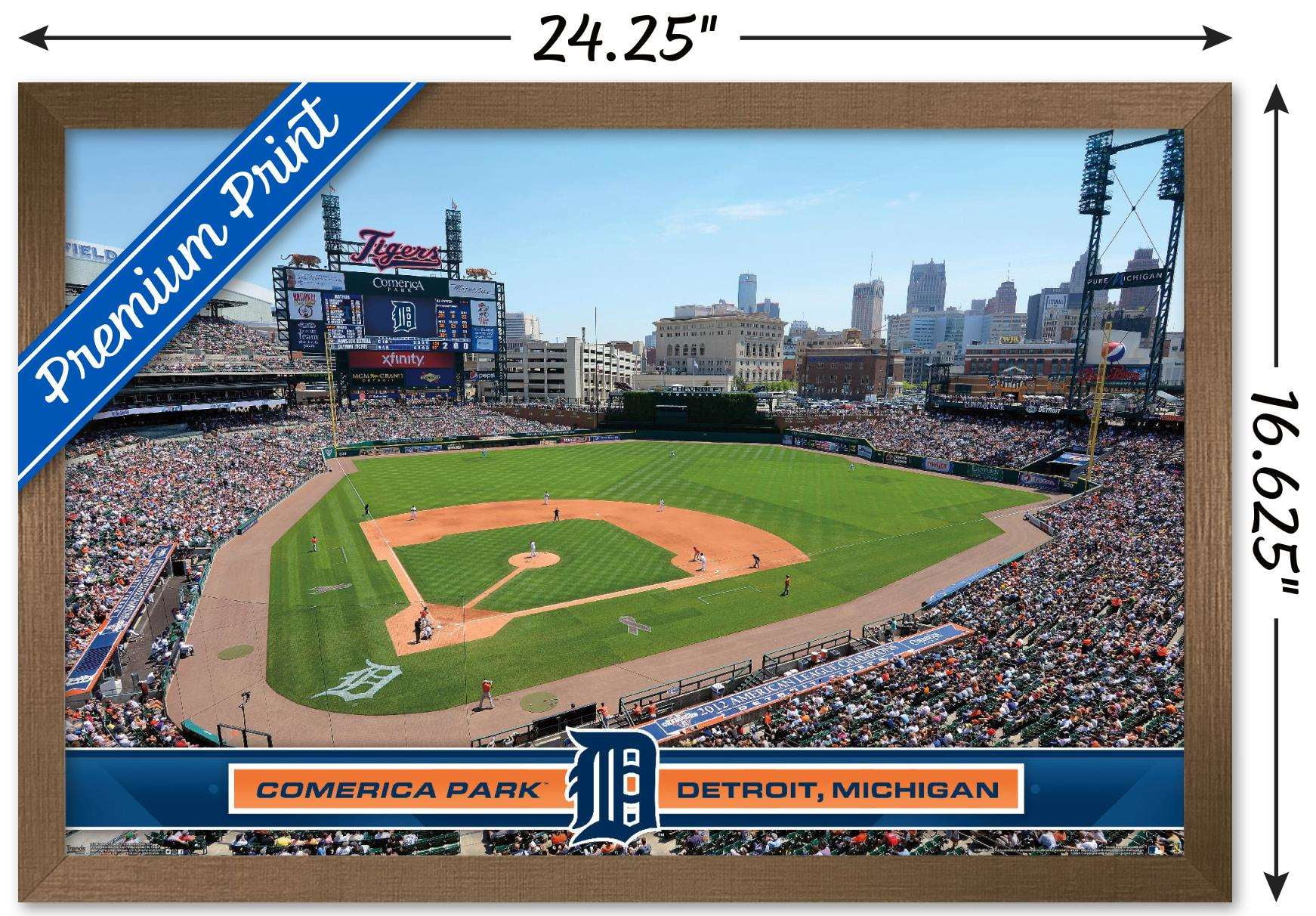 MLB Detroit Tigers - Comerica Park 22 Wall Poster, 14.725 x 22.375 