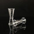 thumbnail image 4 of 40℃-130℃ Double Clear Jigger Ounce Cups Lightweight Saving Plastic Resin Oz Cups Time Mixing Oz Cups with Measuring Scale Exquisite Workmanship Milk L, 4 of 9