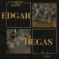 thumbnail image 2 of Edgar Degas Modern Art Paintings Womens Slim Fit Graphic Tee Brisco Brands X, 2 of 5