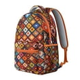 thumbnail image 2 of Boho Aesthetic Laptop Bag - Tribal Print Design, 17 Inch Pocket, Spacious for College Students, Dorm to Library Essentials, 2 of 6