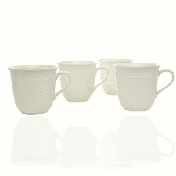 Red Vanilla FC900-415 16 oz Nantucket White Mug - Set of 4