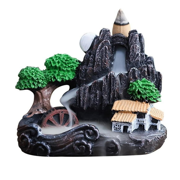 Waterfall Incense Burner Ceramic Backflow Incense Holder Fountain Incense. H0L8