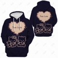 thumbnail image 2 of Mode Urbaine Chandails à Capuchon Femmes Manches Longues Hello Kitty Imprimé Grande Poche Ample Décontracté Chandail Printemps Automne Mode Chandail à Capuche HOEMLIN, 2 of 5