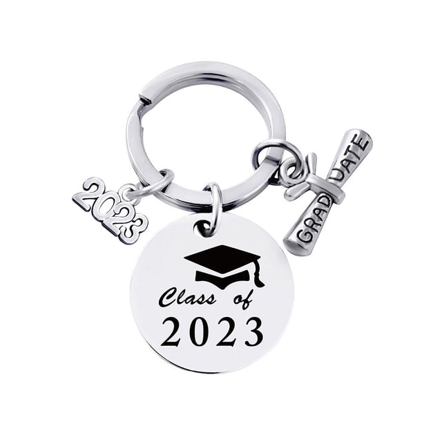 Llavero de acero inoxidable para la temporada de graduación, pequeños obsequios, regalos para niños y niñas
