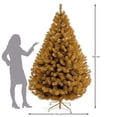 thumbnail image 2 of Arbol Navidad Pino Navideño ARTIFICIAL NAVIPLASTIC DORADO MATE 220CM, 2 of 2