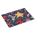 thumbnail image 2 of Microfiber Drying Mat, Colorful Starfish Blue Prints Dish Drying Mat for Kitchen Counter, 18 x 24 inches, 2 of 9
