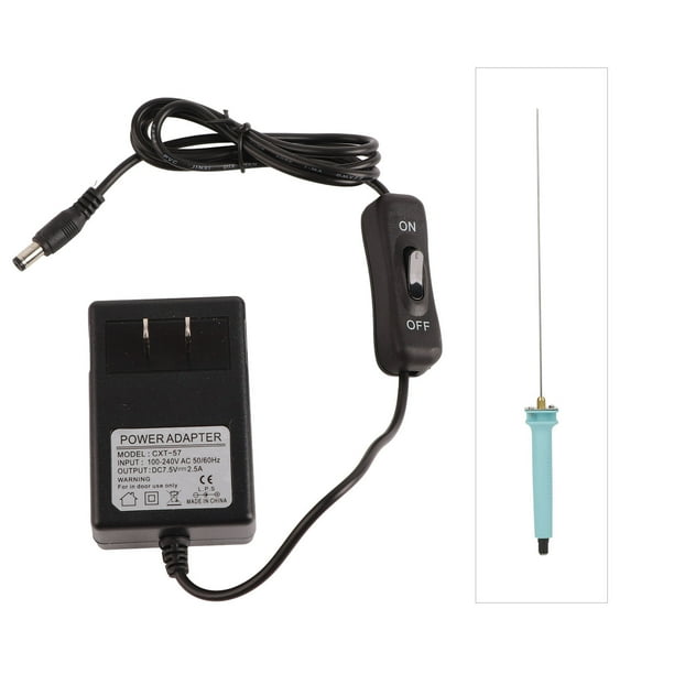 Adaptador De Pared De Enchufe, Compacto, Portátil, Práctico, Negro, Fuente De Alimentación De 7,5 V 2,5 A Para Reproductores De CD