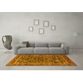 thumbnail image 3 of Ahgly Company Indoor Rectangle Persian Yellow Traditional Area Rugs, 7' x 10', 3 of 4