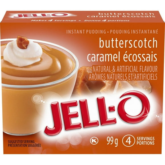 Jell-O Butterscotch Instant Pudding Mix, 99g