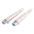 thumbnail image 1 of lionlar 2 Pcs XLR 3-Pin Female Connection To 1/4 '' Mono Female Audio Cable Microphone, 1 of 6
