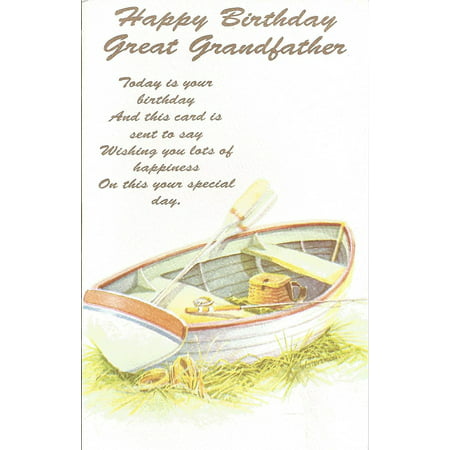 Happy Birthday Great Grandfather Today is your Birthday And this card is sent to say Wishing you lots of happiness On this your special day. (age2),.., By Magic Moments Ship from (Best Wishes On Your Special Day)