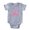 Heather Grey, variant on CafePress - K Pink Initial_Tr - Cute Infant Baby Football Bodysuit