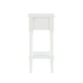 thumbnail image 6 of Linon Athalee Single Drawer Indoor Accent Side Table with Shelf, 29.5" Tall, White, 6 of 17