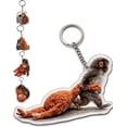 thumbnail image 5 of Punch Keychain Decoration | Cute Monkey Holding Plush Toy | Protect Punch The Monkey Keychain for Backpack Purse Car Keys(Mixed-4PCS), 5 of 9