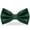 Dark Green, variant on Men’s Dark Green Pre-tied Bow Tie, Solid Color Adjustable Bowtie