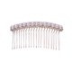 thumbnail image 1 of 1 peine de perlas con incrustaciones de diamantes de imitación, peine de inserción de aleación, accesorio para el cabello de novia, decoración para el cabello., 1 of 5