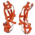 thumbnail image 2 of 1 par/juego de pinzas para zapatos de escalada en hielo para exteriores, 18 dientes, con bolsa portátil impermeable, color naranja L (41-46), 2 of 5