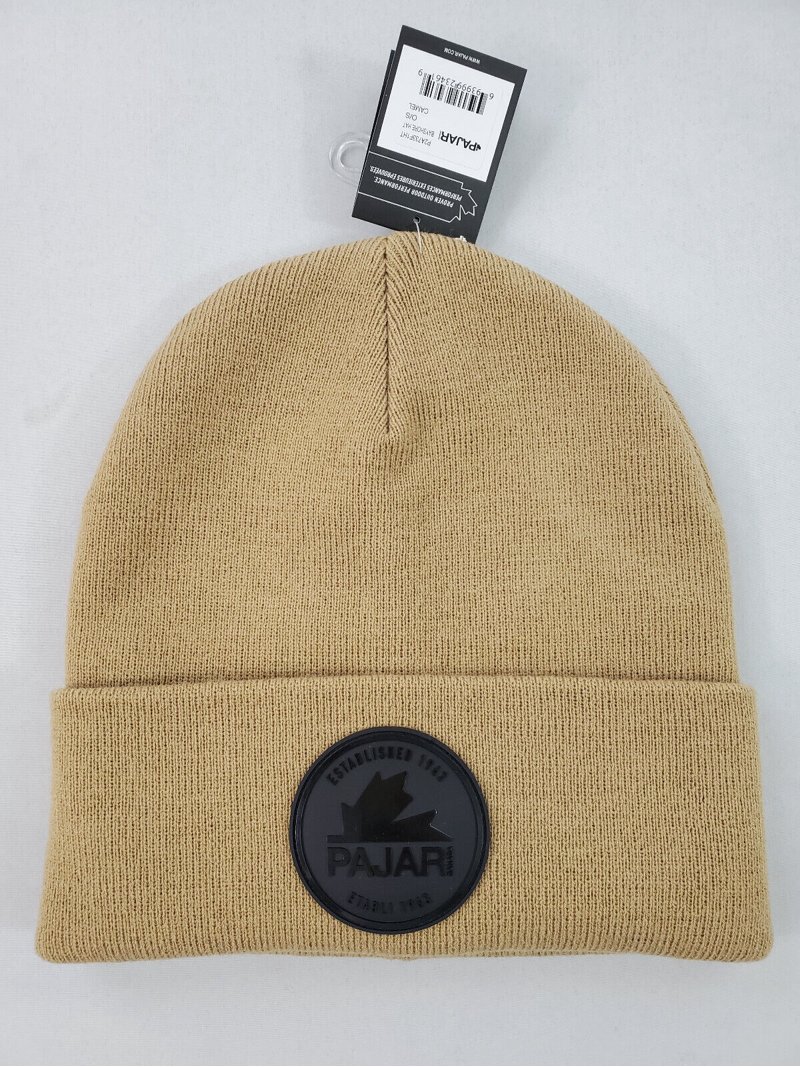 new Pajar Canada men unisex Bayshore hat P2A733F1HT camel 