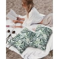 thumbnail image 3 of Outdoor Throw Pillow Cover Watercolor Green Leaves Waterproof Cushion Covers 2 Pack Natural Plant Pillow Cases Home Decoration for Patio Garden Couch Sofa, 3 of 6
