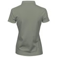 thumbnail image 2 of Tee Jays Womens Pima Cotton Interlock Stitching Polo Shirt, 2 of 4