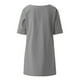 thumbnail image 4 of Blusa de verano Fnochy para mujer, de poliéster, de color liso, informal, sin tirantes, 4 of 6