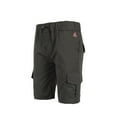 thumbnail image 3 of Men‘s Solid Color Pocket Elastic Waist Drawstring Track Shorts SweatShorts Summer Casual Sports Shorts, 3 of 8